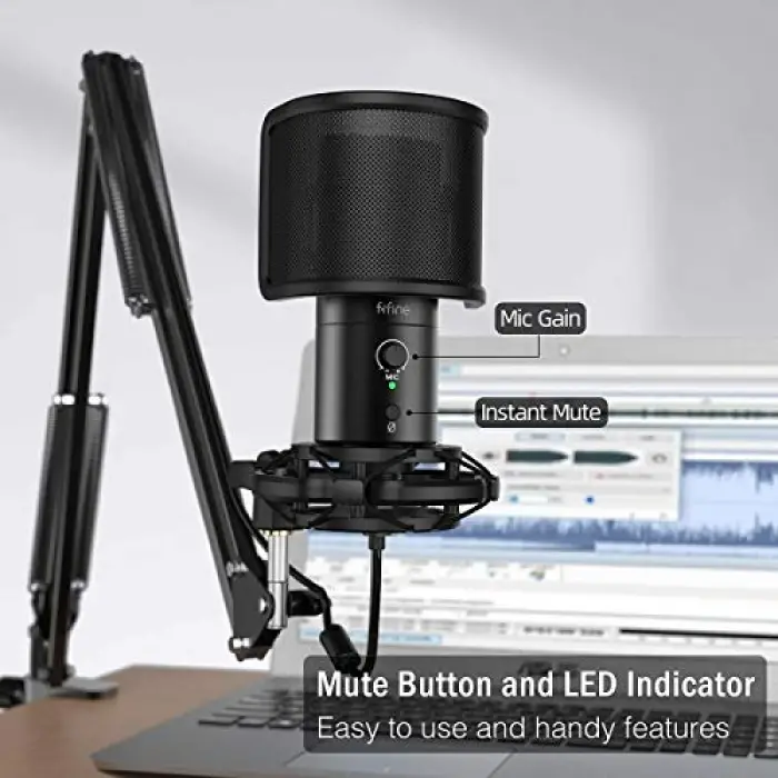 T683 USB Condenser Mikrofon Kayıt Seti