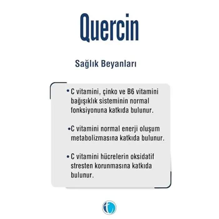 Tab İlaç Quertecin Fitozomal Kuersetin Bromelain 60 Kapsül