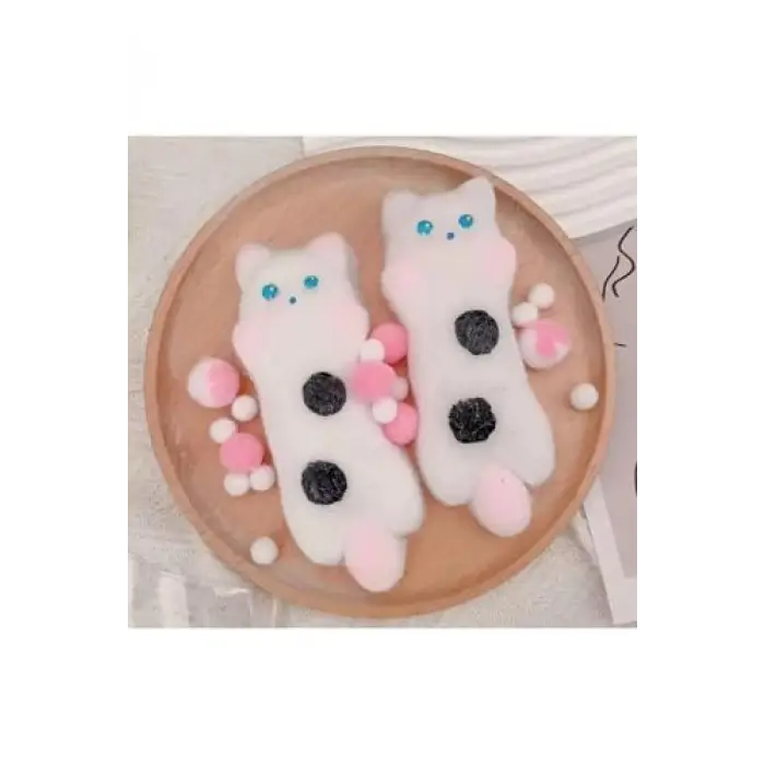 Taba Renkli Kedicik Model Squishy Jel Stres Oyuncağı