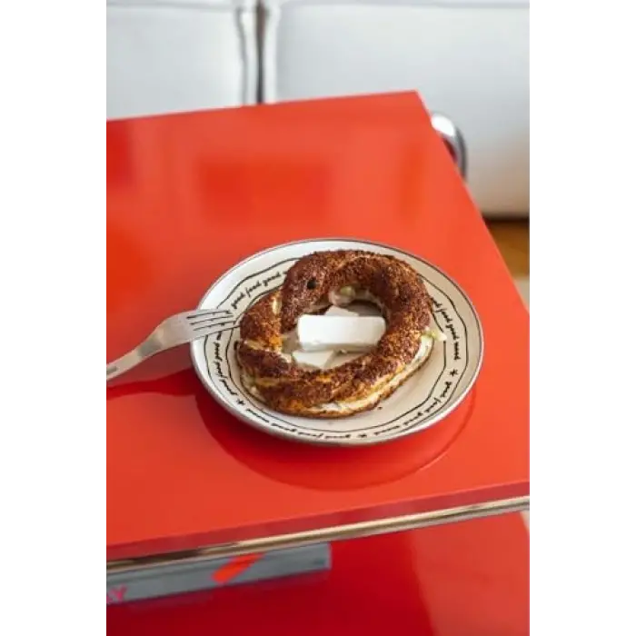 Tabak, Mood Emaye Pasta Sunum Tabağı 21 Cm