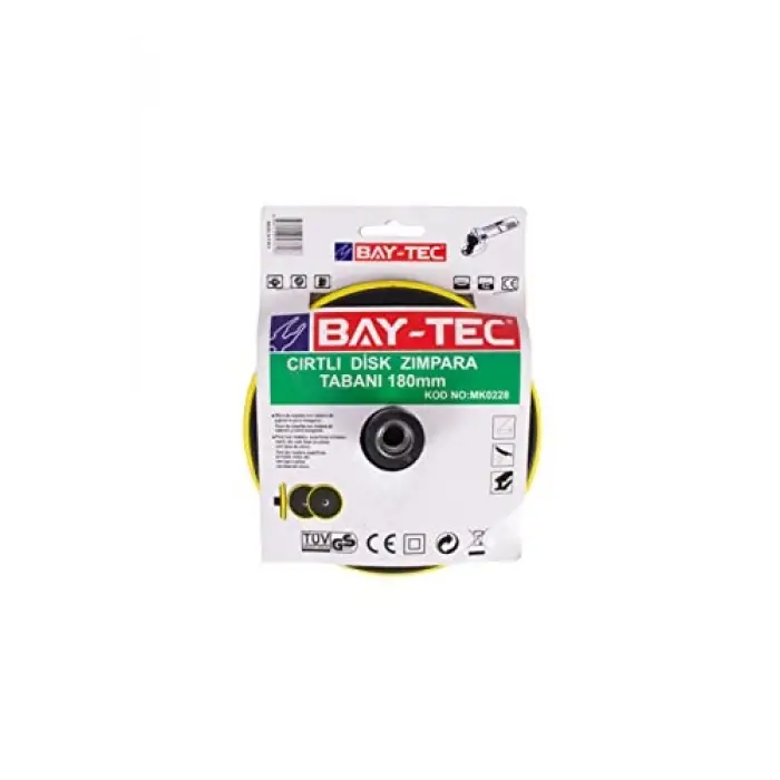 Tabanı Cırtlı Disk Zımpara 180 mm Mk0228