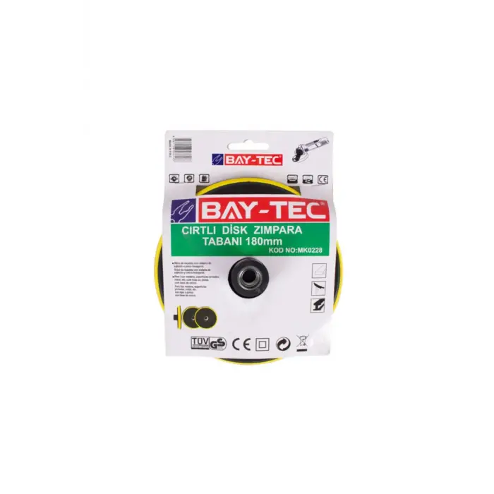 Tabanı Cırtlı Disk Zımpara 180 mm Mk0228