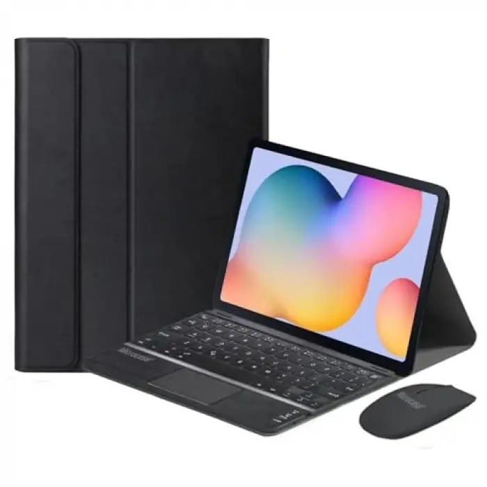 Tablet, Xiaomi Pad 7 Uyumlu Bluetooth Touchpad Klavye+Bluetooth Mouse+Standlı Kılıf-BKK7