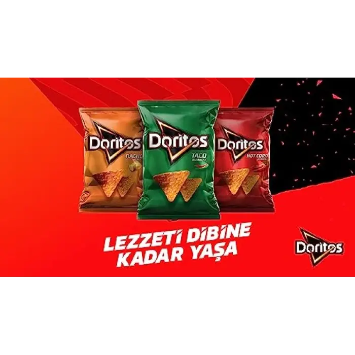 Taco Baharatlı Mısır Cipsi Mega Boy 218 g