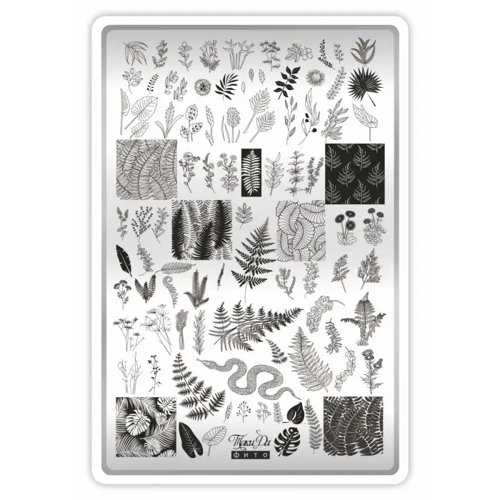 Takida Stamping Baskı Plakası XL Doğa 03