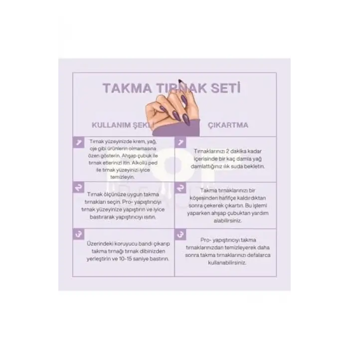 Takma Tırnak Seti