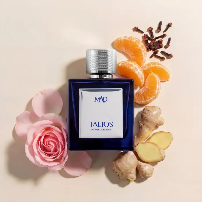 Talios Erkek Extrait de Parfum 100 ml, Bergamot Zencefil Vanilya notaları