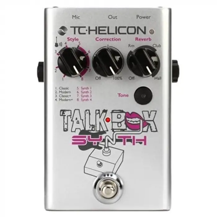 Talkbox Synth Gitar ve Vokal Efekt Pedalı
