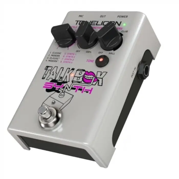 Talkbox Synth Gitar ve Vokal Efekt Pedalı