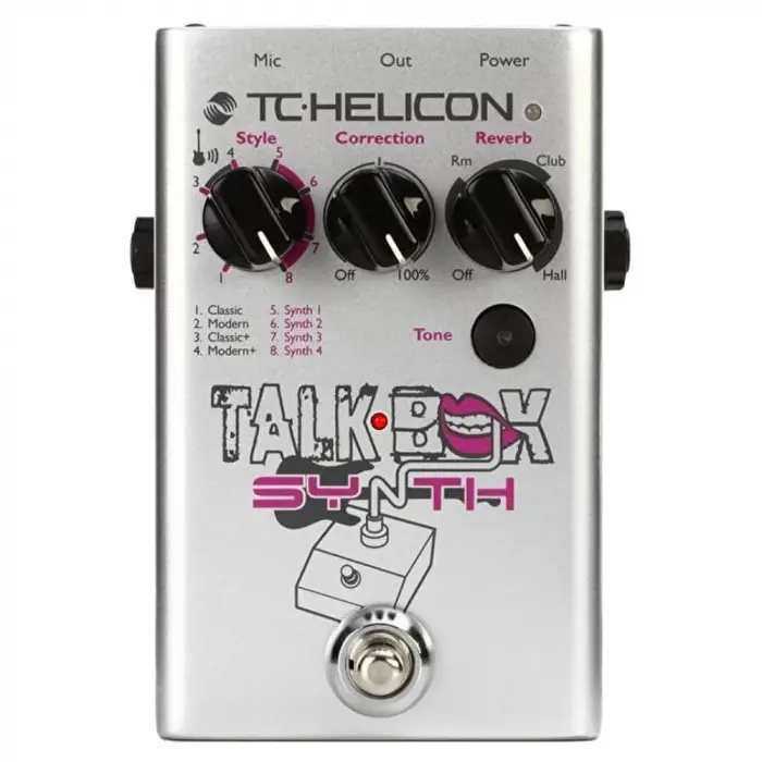 Talkbox Synth Gitar ve Vokal Efekt Pedalı