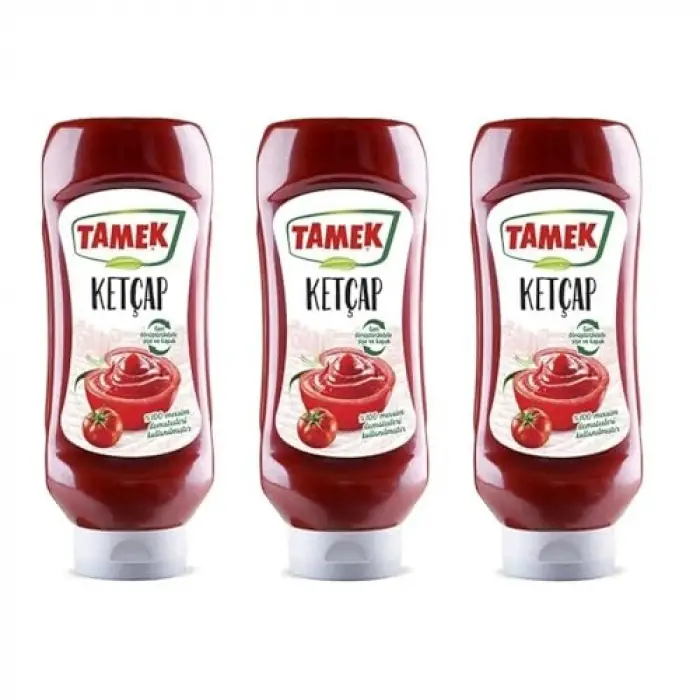 Tamek Ketçap; 600 g, Tatlı, 3 Adet