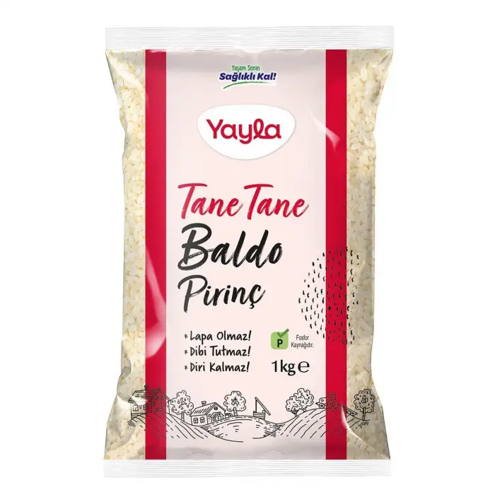Tane Tane Baldo Pirinç 1 Kilogram