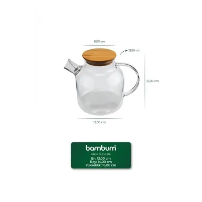 Taric, Cam Demlik 1500 ml