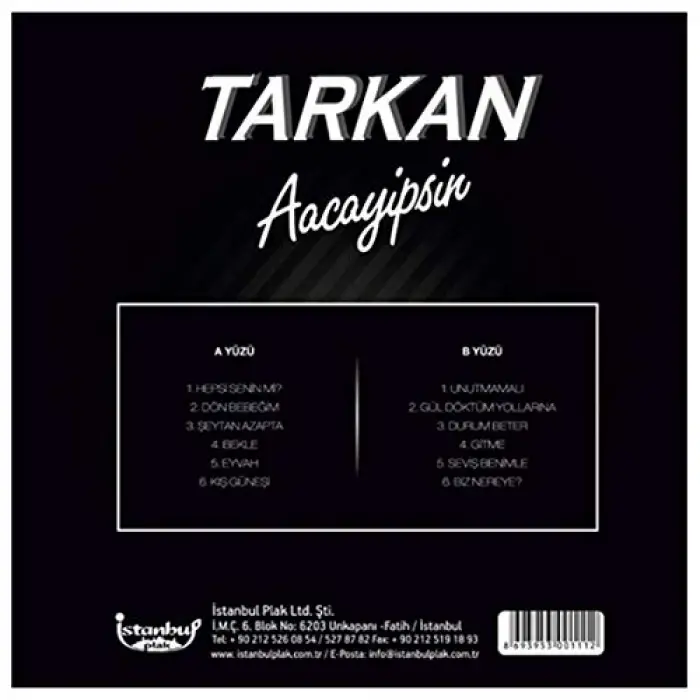 Tarkan Aacayipsin Plak