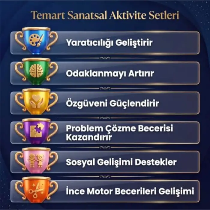 Taş Boyama/Uzay Tema Etkinlik Seti