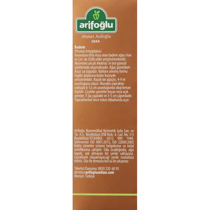 Tatlı Badem Yağı, 50 ml