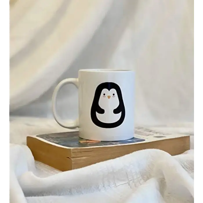 Tatlı Penguen Tasarımlı Kupa