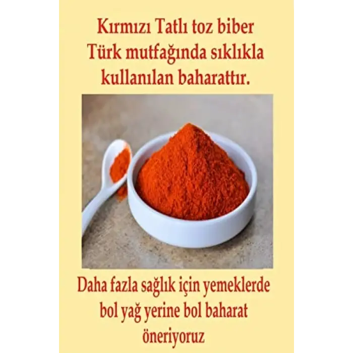Tatlı Toz Kırmızı Biber 500 g