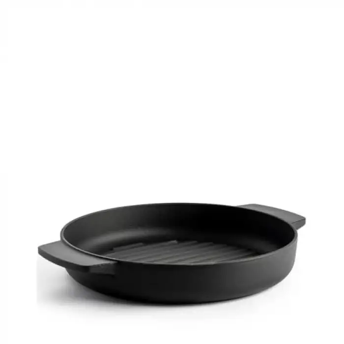 Tava, Çift Kulplu Izgara 26 cm Black
