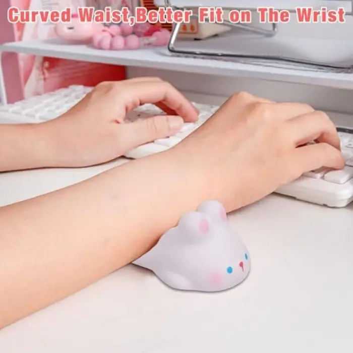 Tavşan biçimli yumuşak squishy mouse pad