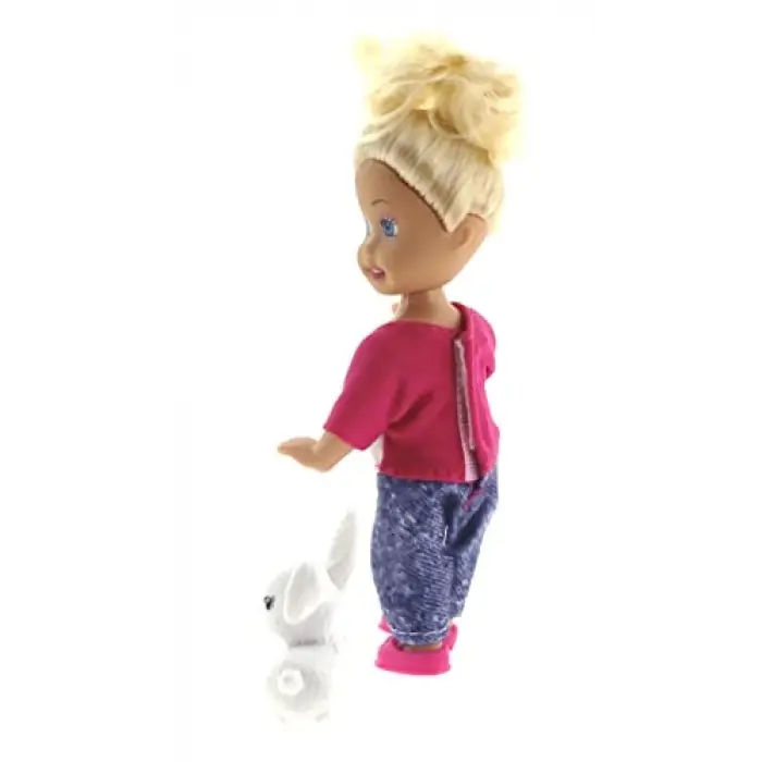 Tavşan Figürlü Sarışın Mini Bebek
