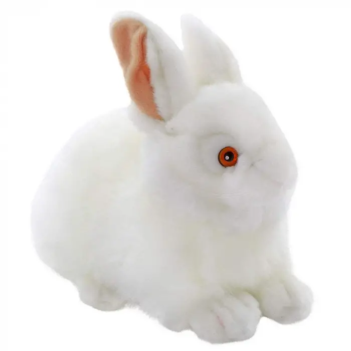 Tavşan Peluş Oyuncak, Beyaz, 23cm