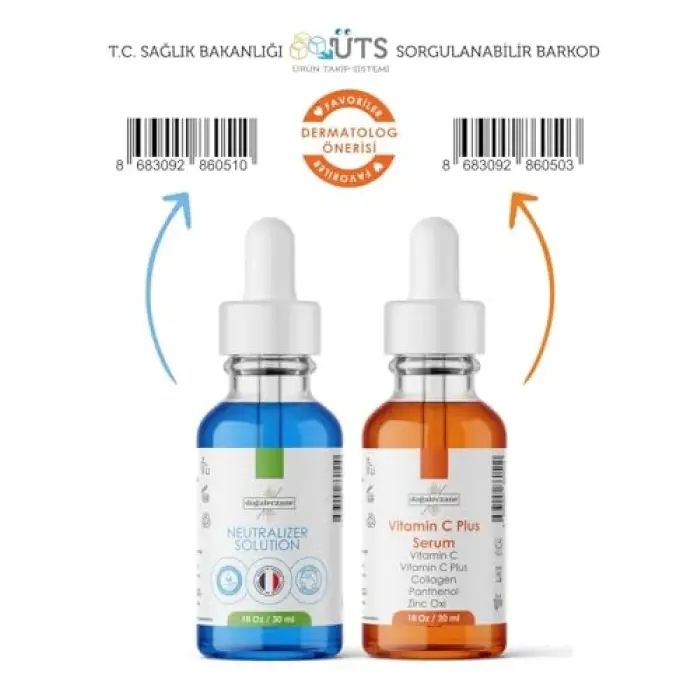 Tca Peeling%25 Serum üçlü Set 90 ml