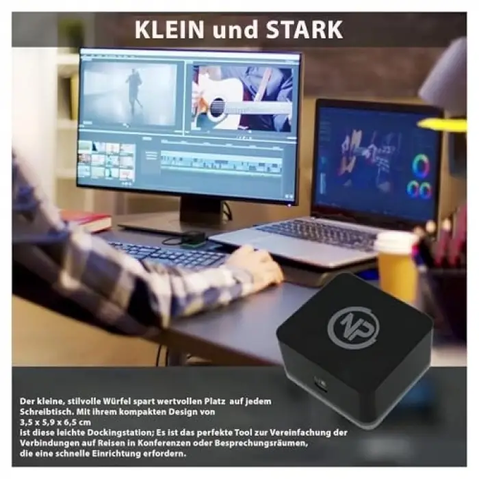 Tcd-101 Mac Uyumlu 4k HDMI 3xUSB 45w PD Mini Docking Station