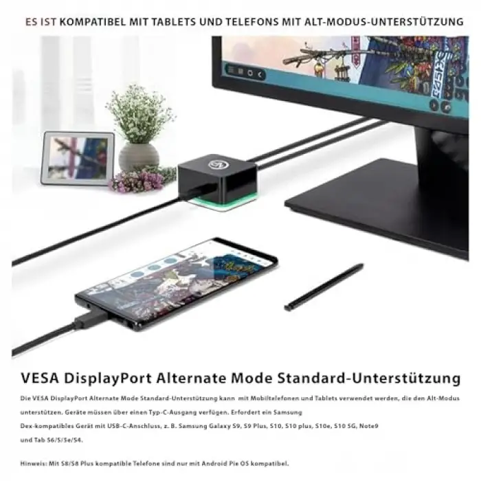Tcd-101 Mac Uyumlu 4k HDMI 3xUSB 45w PD Mini Docking Station