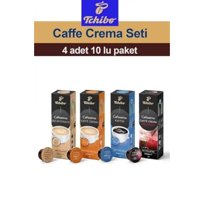 Tchibo Cafissimo 4Lü Kahve Seti 4X10 V5