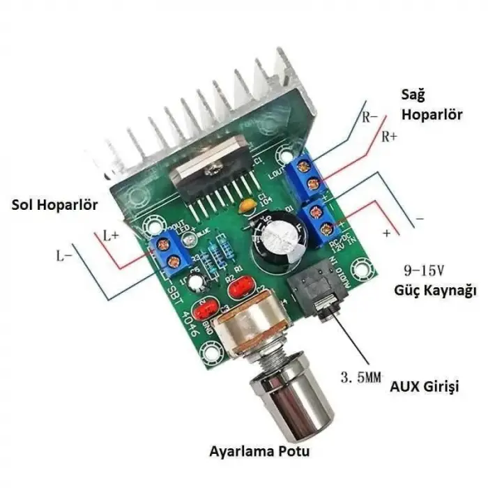 TDA7297 amfi devresi