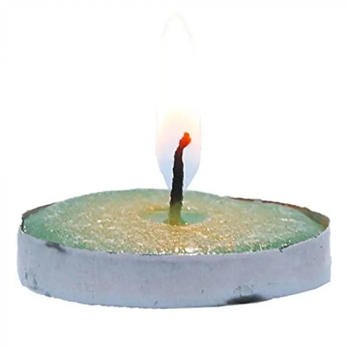 Tea Lights Yeşil Mum 5Ad