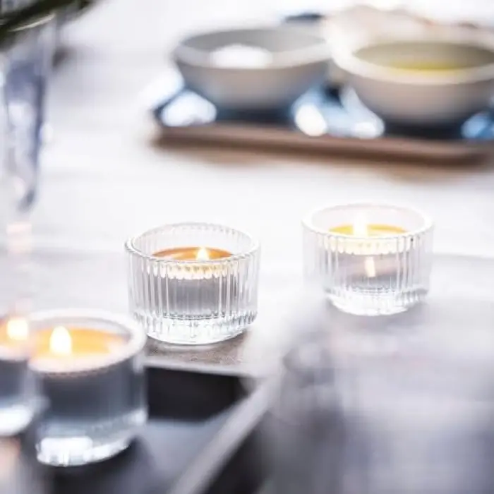 Tealight mum, beyaz, 6 saat, 36 adet