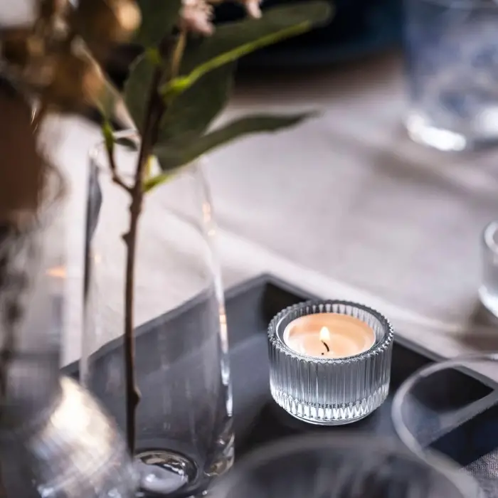 Tealight mum, beyaz, 6 saat, 36 adet