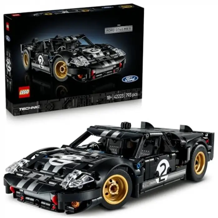 Technic 1966 Ford GT40 Mkıı Yarış Arabası 42223 Yapı Seti