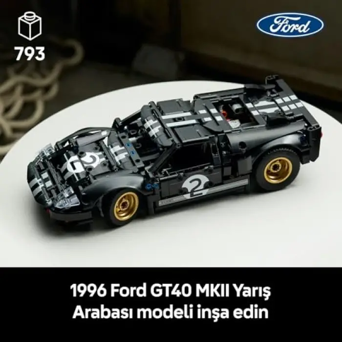 Technic 1966 Ford GT40 Mkıı Yarış Arabası 42223 Yapı Seti