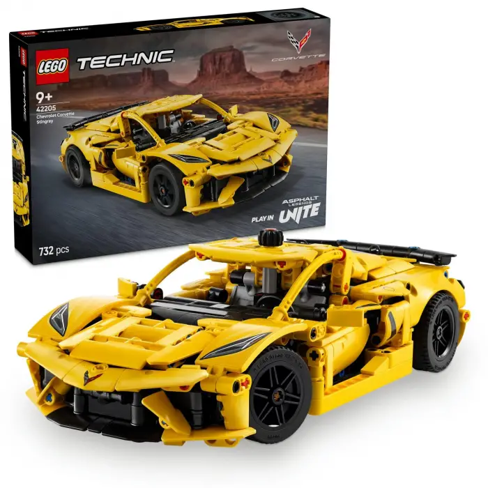 Technic Chevrolet Corvette Stingray 42205 Yapı Seti
