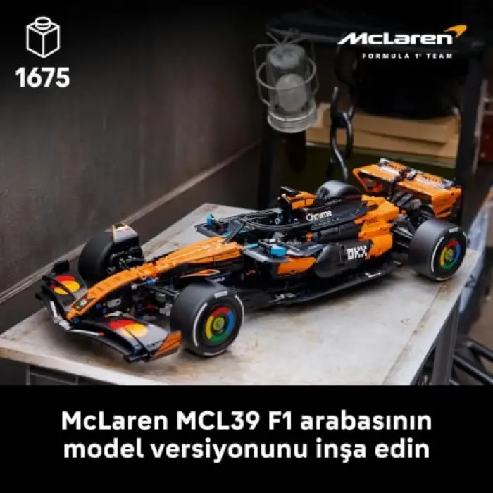 Technic McLaren MCL39 F1 Araba Yapım Seti 42228
