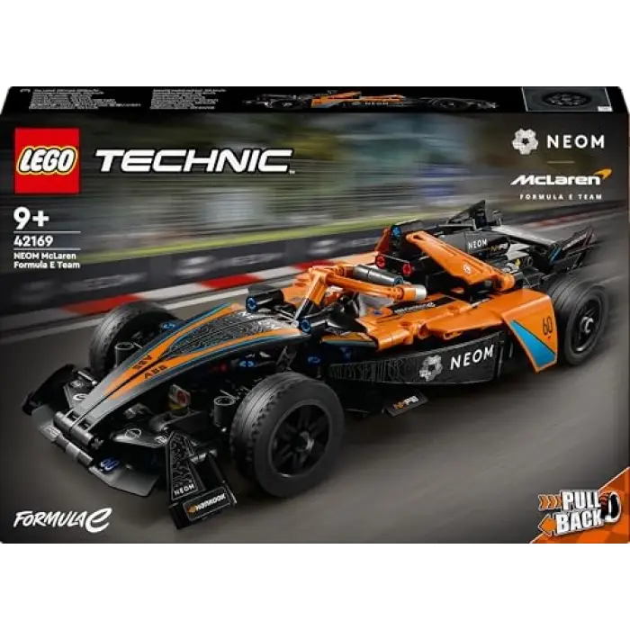Technic Neom McLaren Formula E Yarış Arabası 42169-9 Yaş ve Üzeri, 452 Parça Yapım Seti