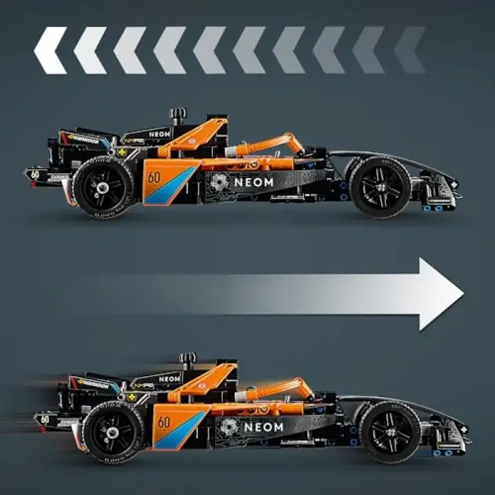 Technic Neom McLaren Formula E Yarış Arabası 42169-9 Yaş ve Üzeri, 452 Parça Yapım Seti