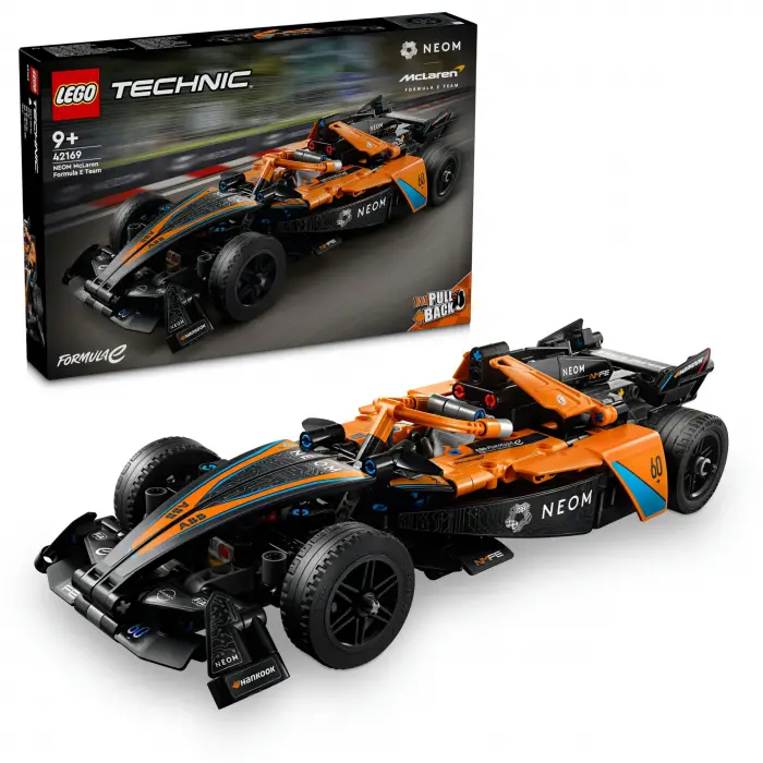 Technic Neom McLaren Formula E Yarış Arabası 42169-9 Yaş ve Üzeri, 452 Parça Yapım Seti