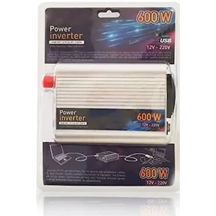 Technomax İnverter 600 W Usb Soketli̇ Dc 12.v-220.v 1410