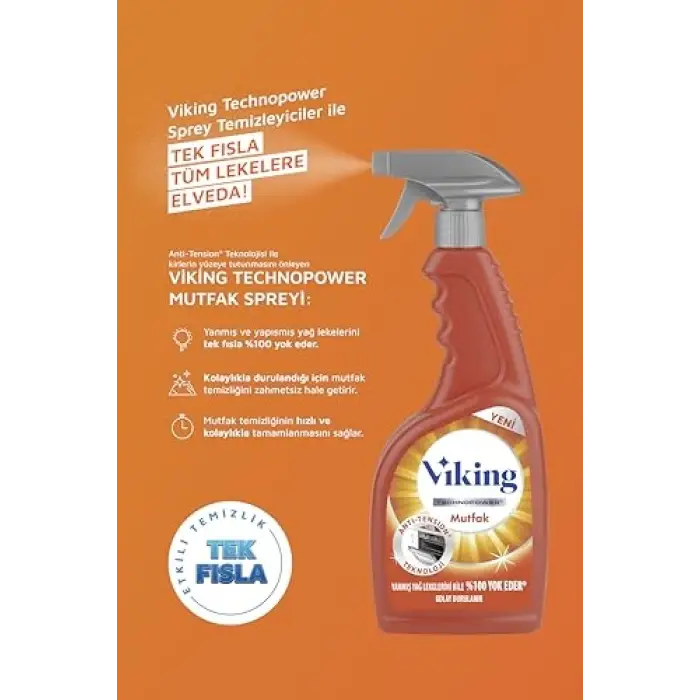 Technopower Mutfak Spreyi 750 ml (2 paketi)