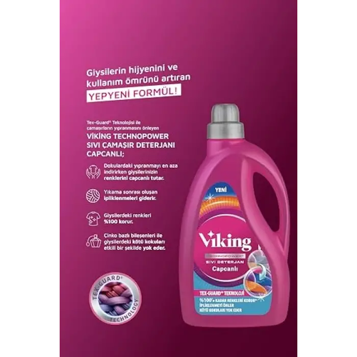 Technopower Sıvı Çamaşır Deterjanı Capcanlı 2.7 L