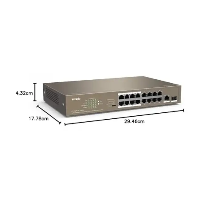 TEF1118P-16-150W 16 Port Switch
