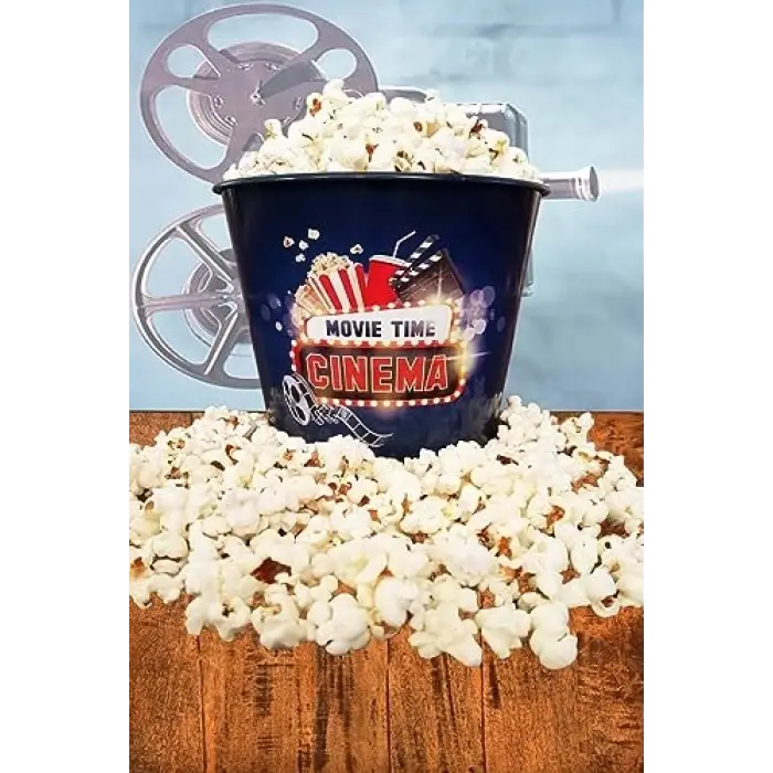Tek ebat sinema tipi mısır cips atıştırmalık kovası