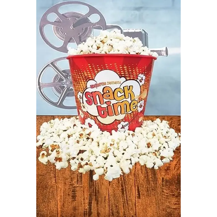 Tek ebat sinema tipi mısır cips atıştırmalık kovası