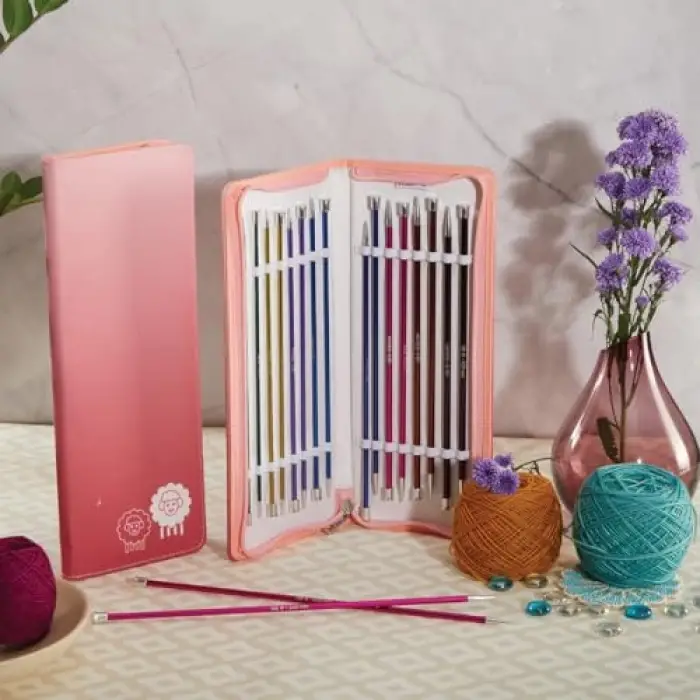 Tek uçlu örgü iğnesi seti – Zing (25 cm) – 2,50 – 6,00 mm