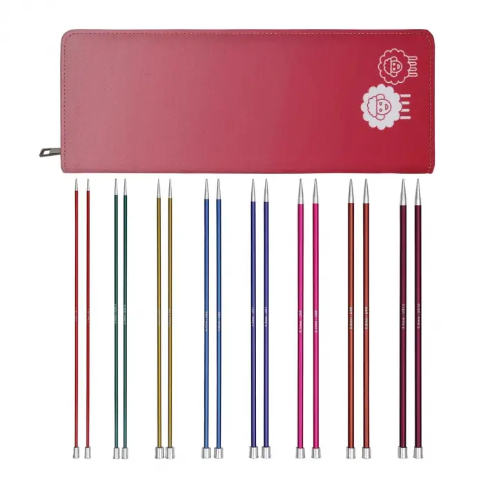 Tek uçlu örgü iğnesi seti – Zing (25 cm) – 2,50 – 6,00 mm