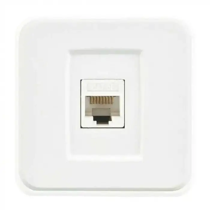 Tekli Data Prizi (RJ45 Cat5E), Beyaz